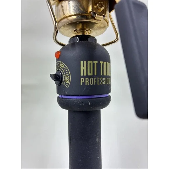 Hot Tools Professional 1-1/2 Gold Hair Curling Iron Mod. HT1102XL - Picture 3 of 9